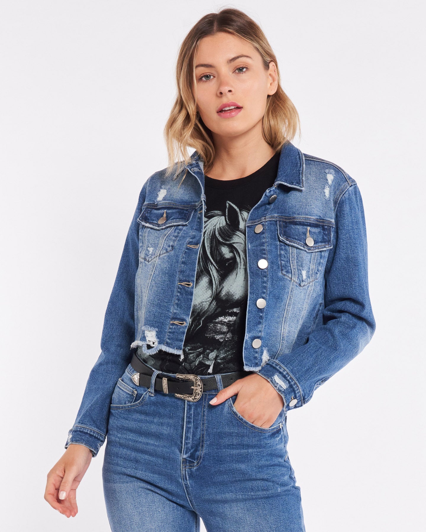 Evans on sale denim jacket