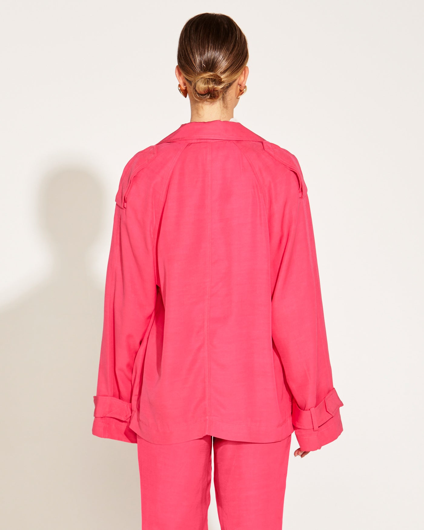 One And Only Oversized Blazer - Hot Pink