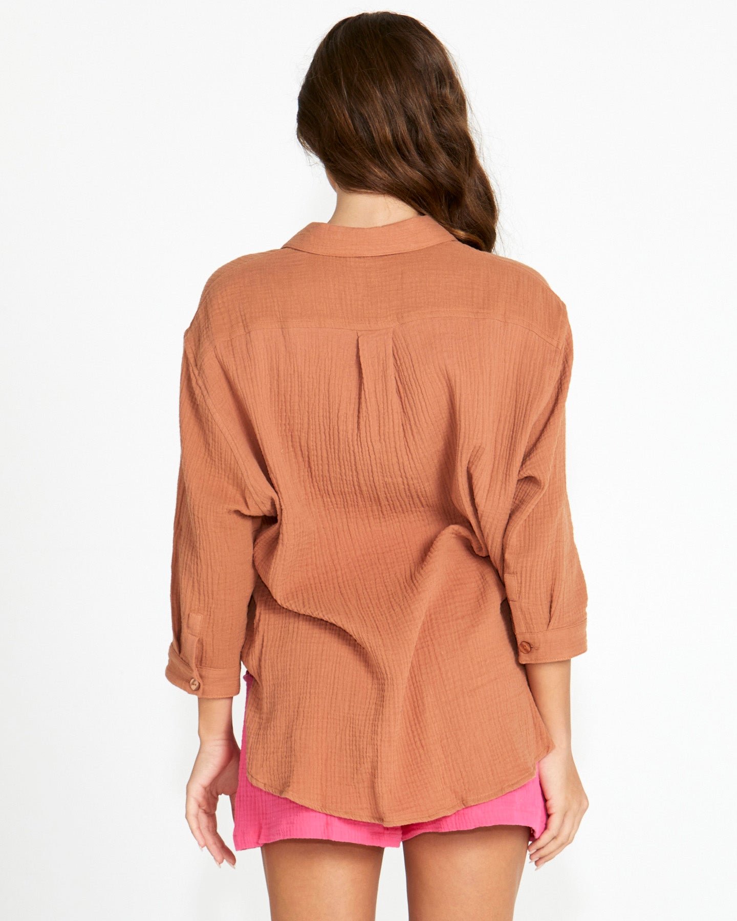 Felix Oversized Shirt - Mocha