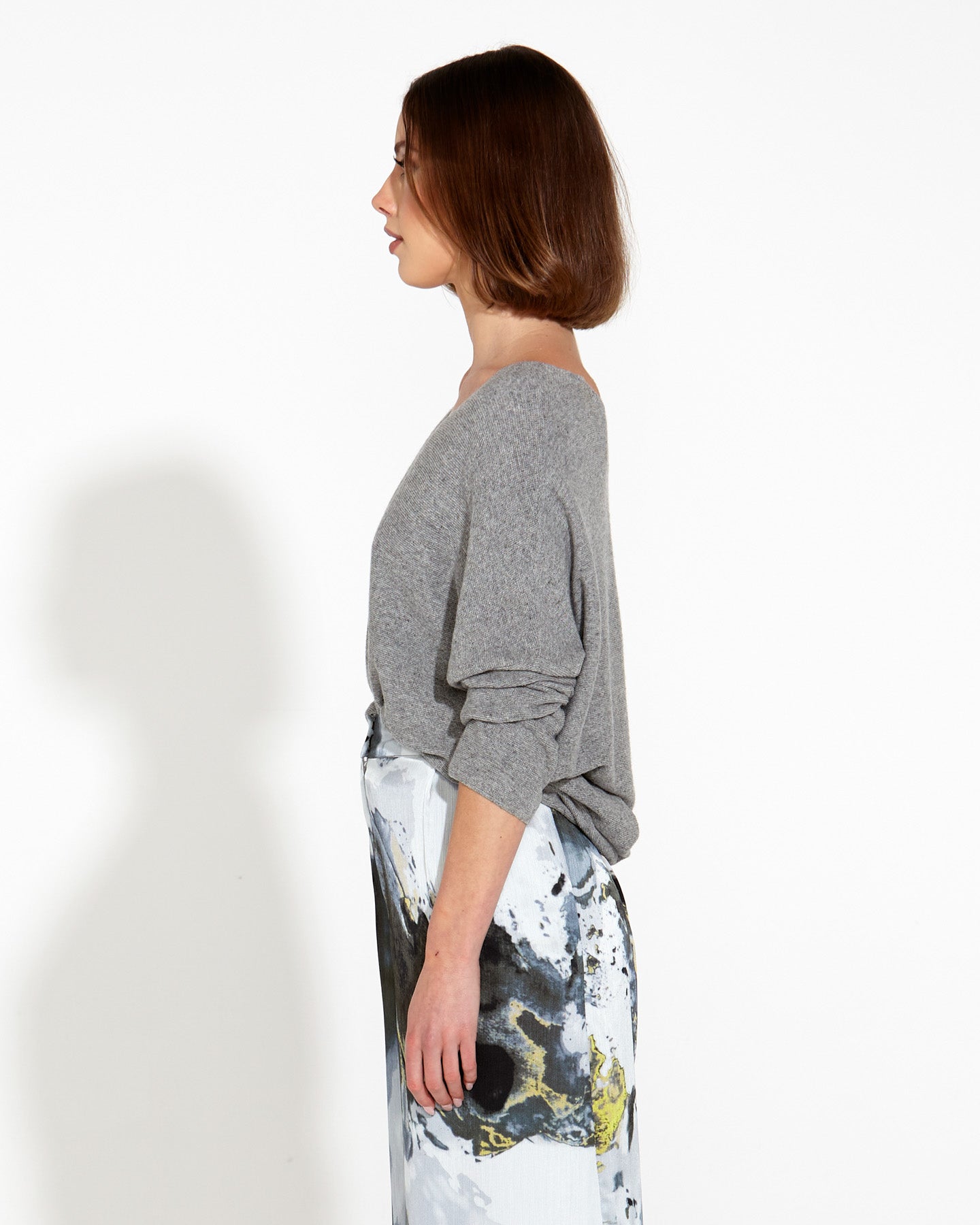 Sun Dance Cashmere Knit - Grey Marle