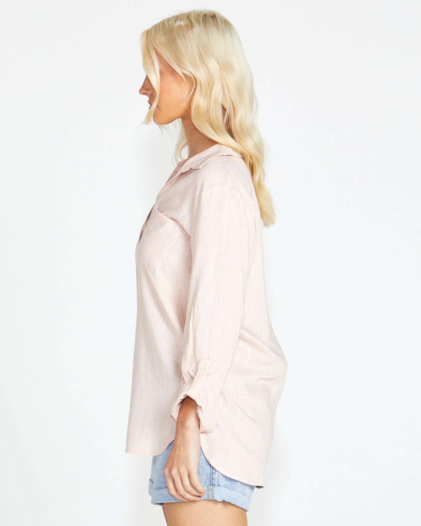 Taylor Long Sleeve Shirt - Blush