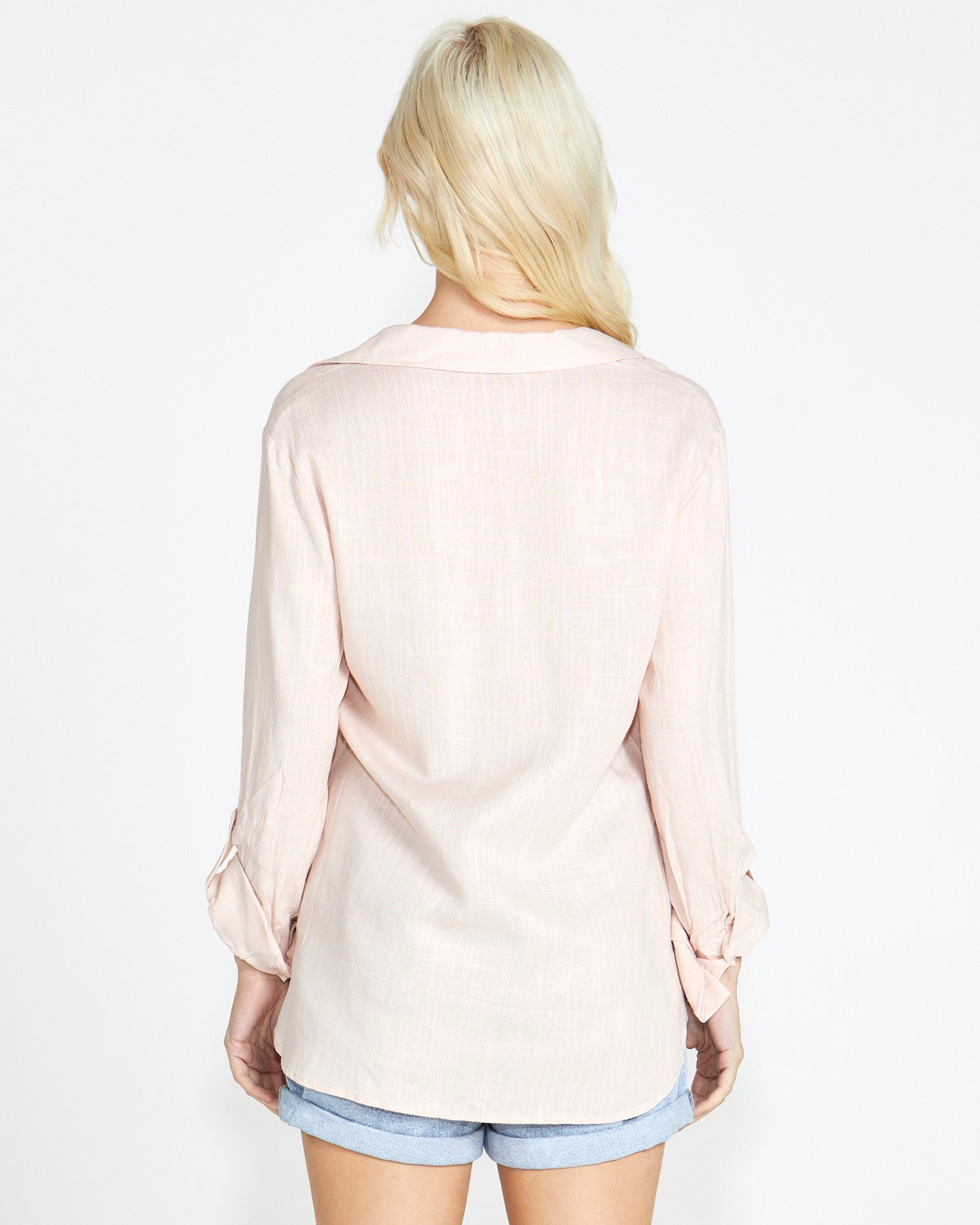 Taylor Long Sleeve Shirt - Blush