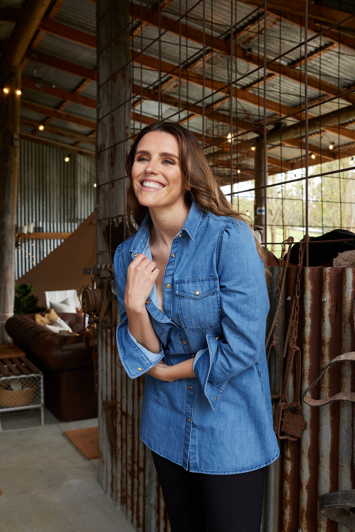 McKinnon Shirt - Denim Blue