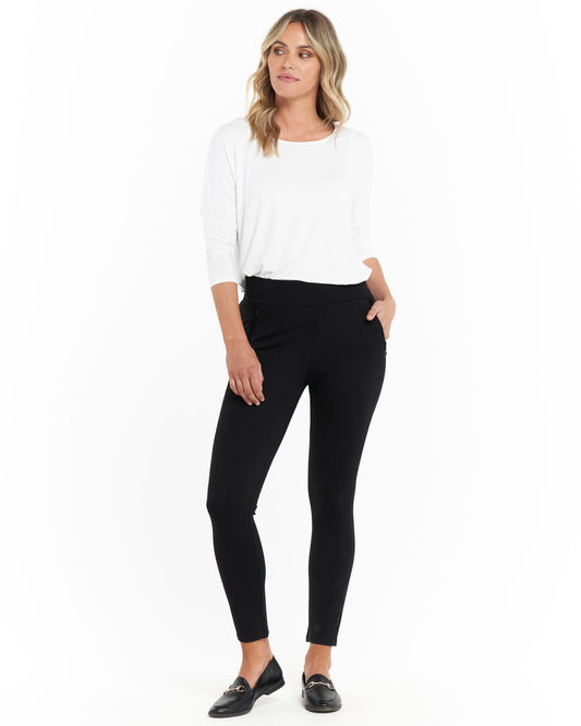 Priscilla Ponte Legging - Black