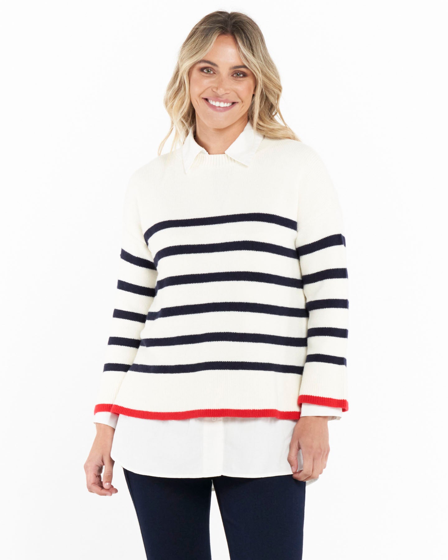 Isobel Knit Jumper - French Stripe