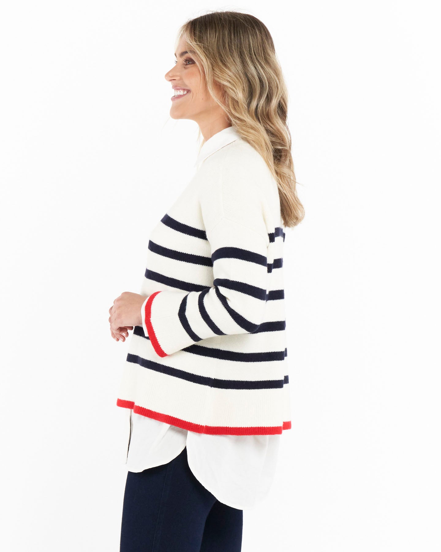 Isobel Knit Jumper - French Stripe