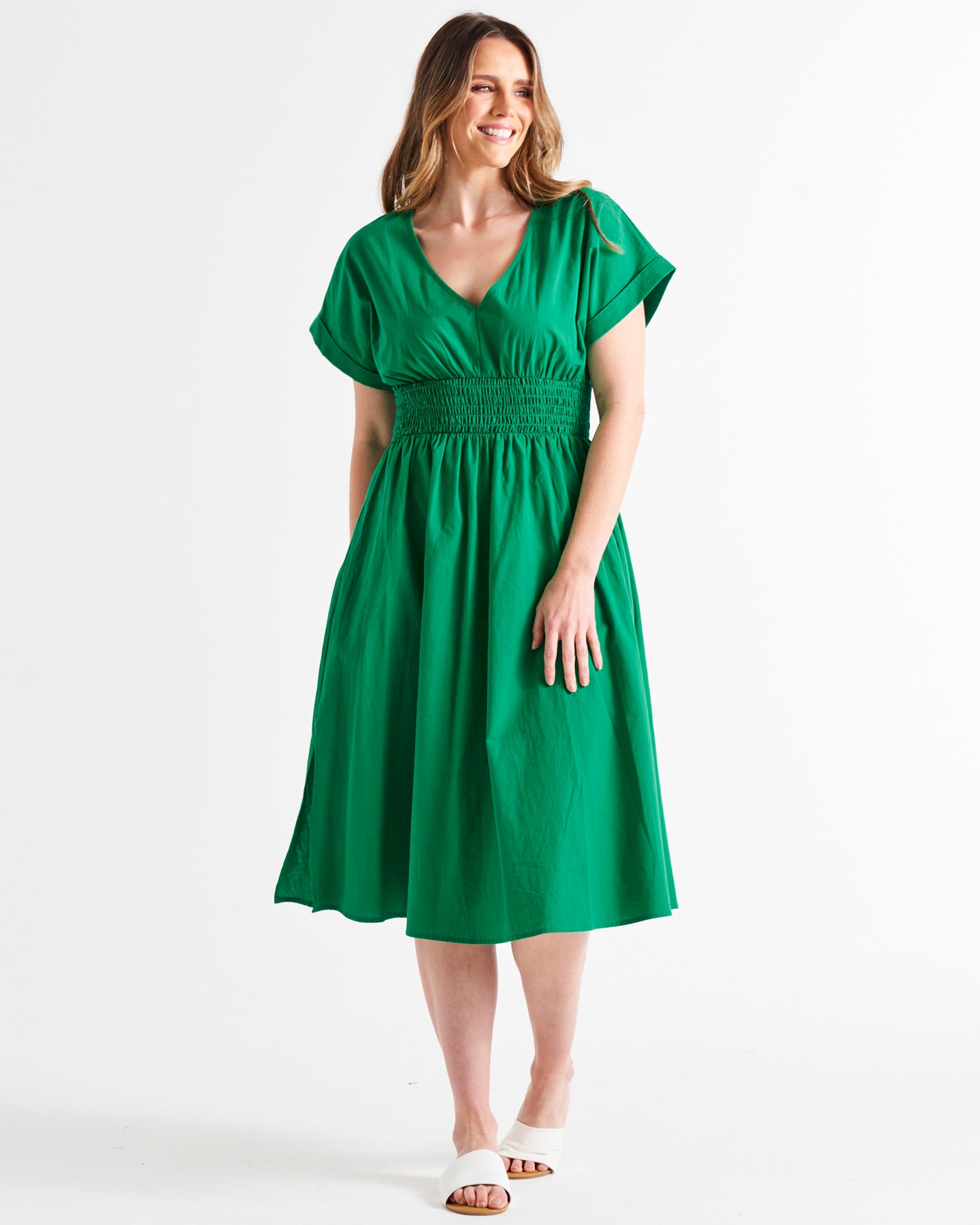 Carrie Dress - Holly Green