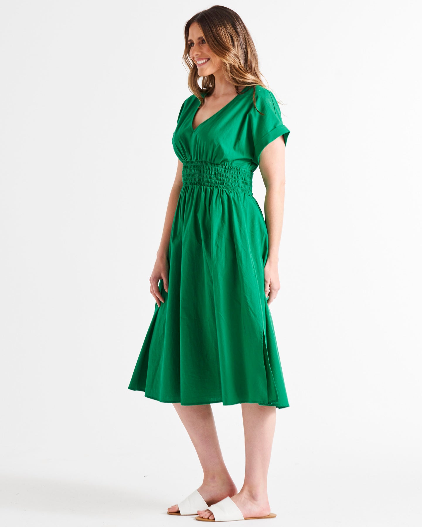 Carrie Dress - Holly Green