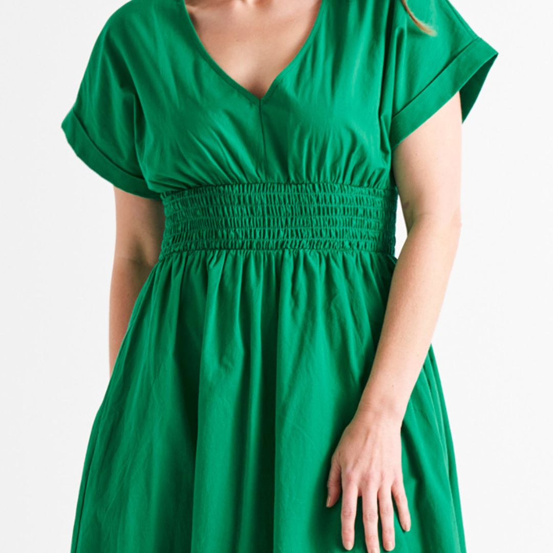 Carrie Dress - Holly Green