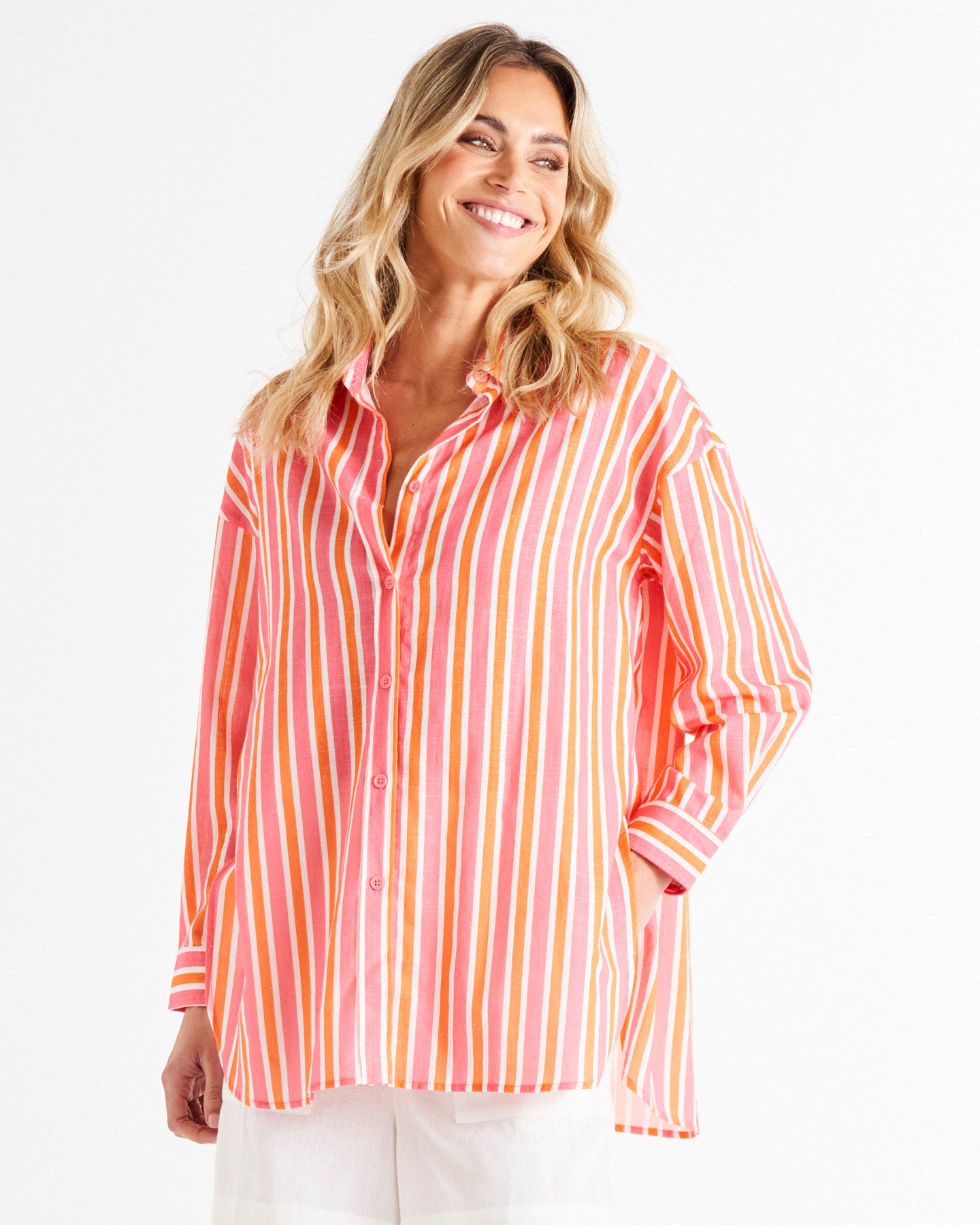 Quinn Shirt - Sundown Stripe