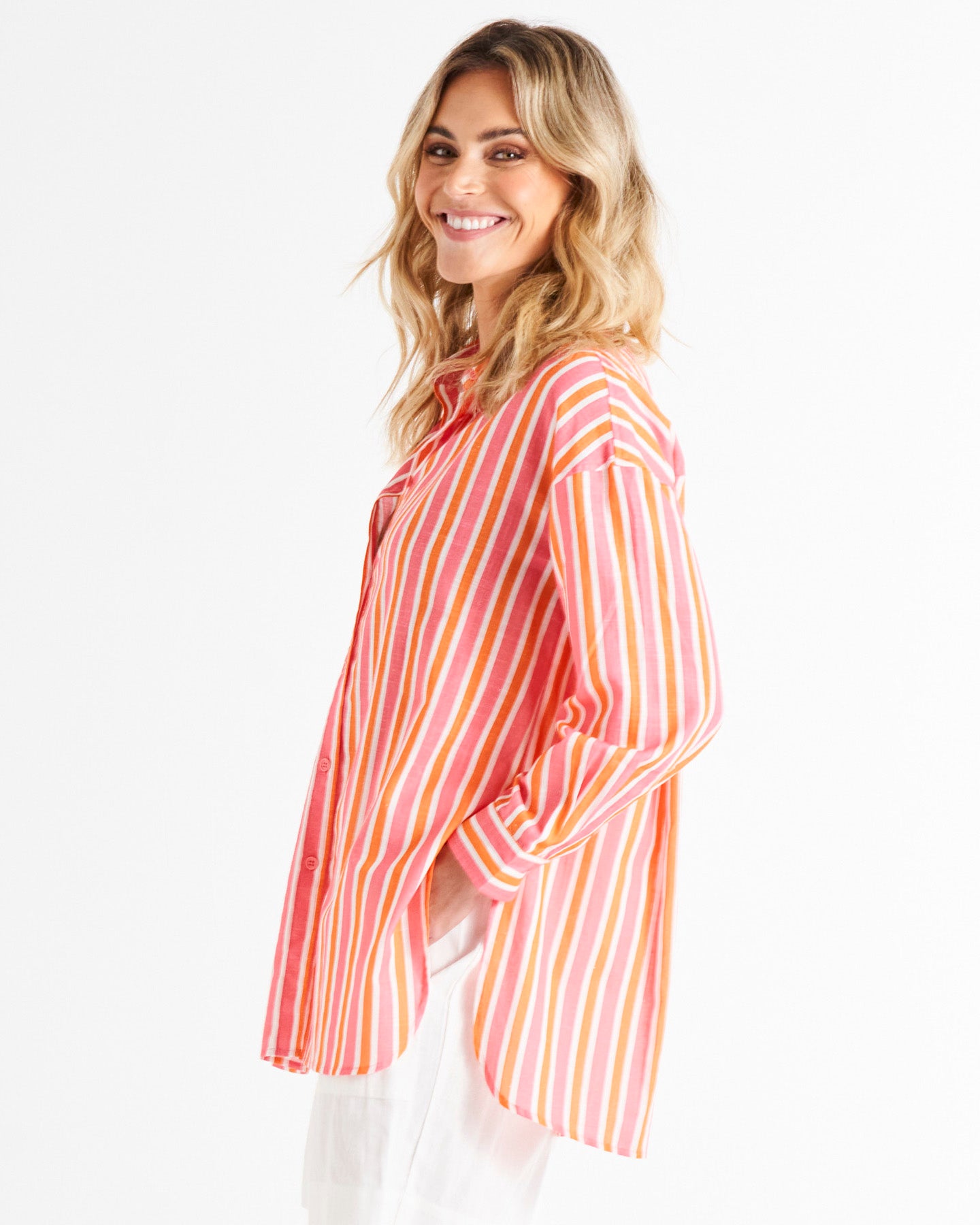 Quinn Shirt - Sundown Stripe