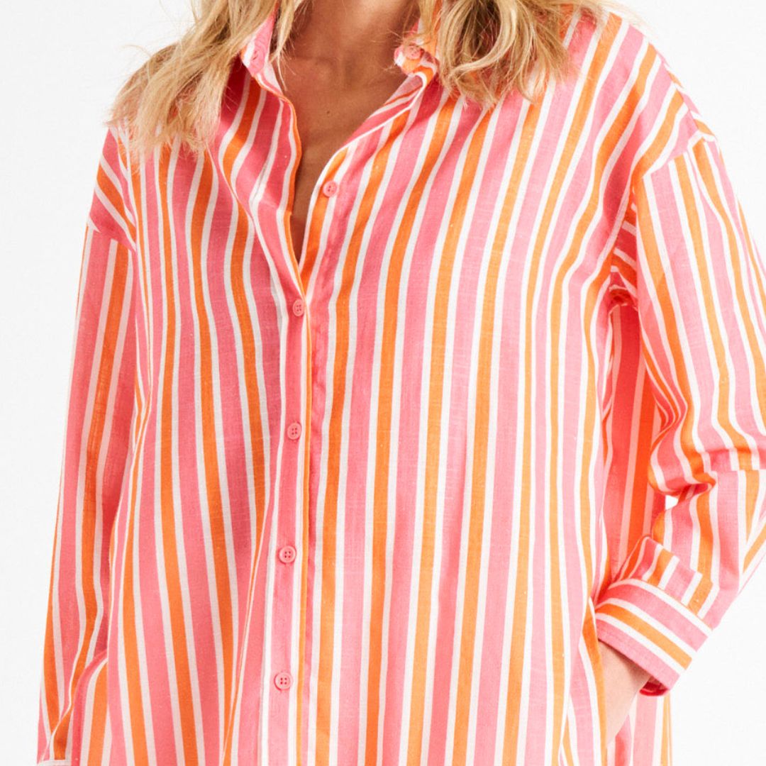 Quinn Shirt - Sundown Stripe