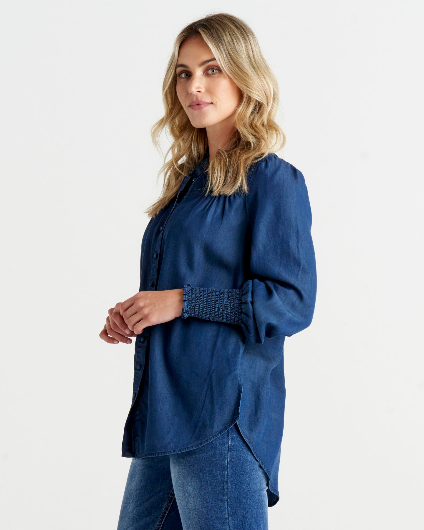 Alice Blouse - Blue Haze