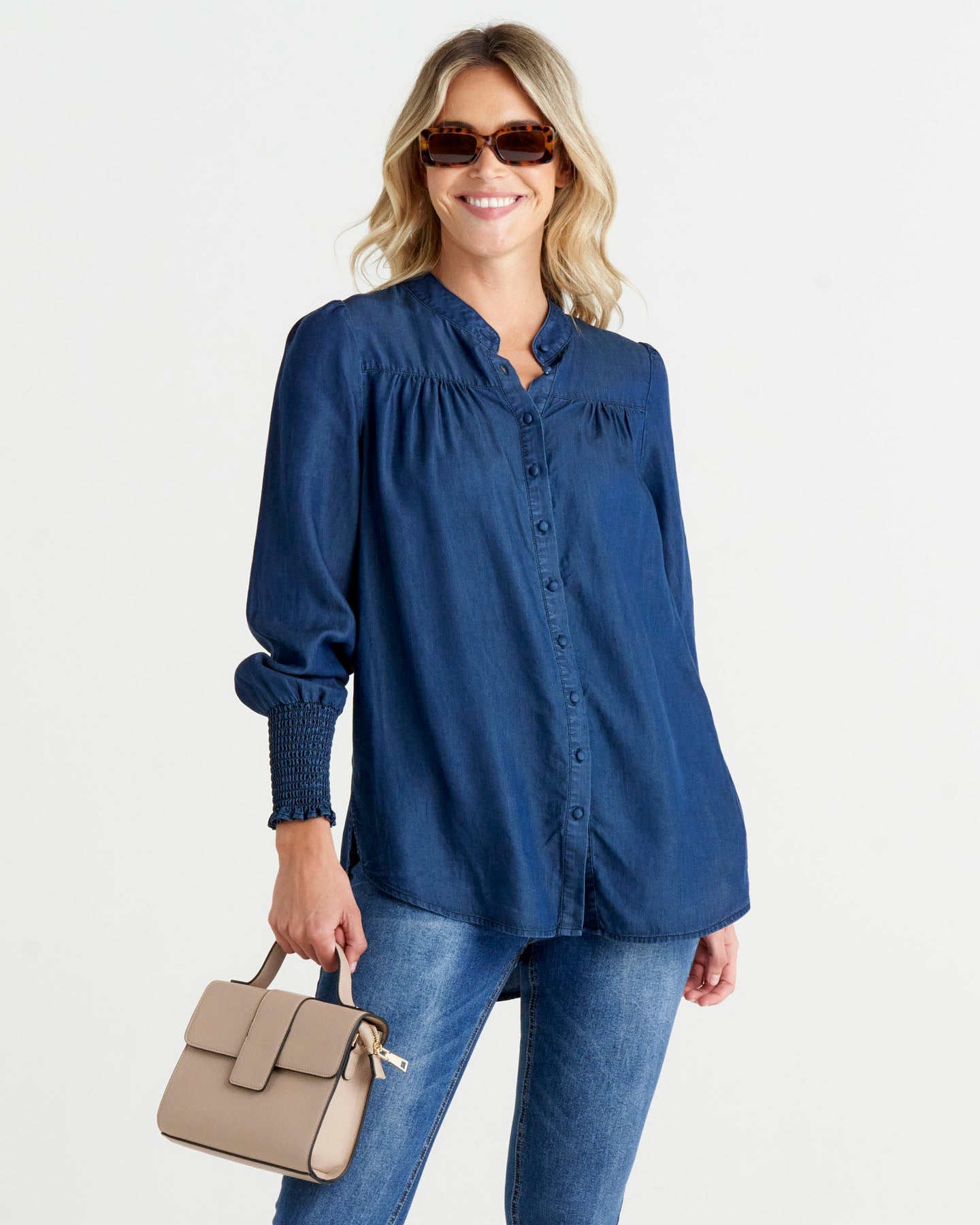 Alice Blouse - Blue Haze