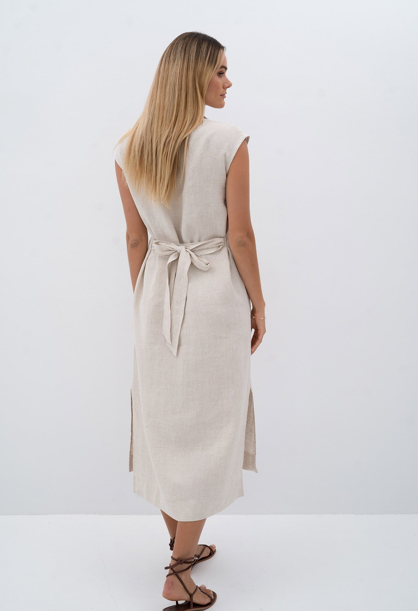 Cabo Shirt Dress - Natural