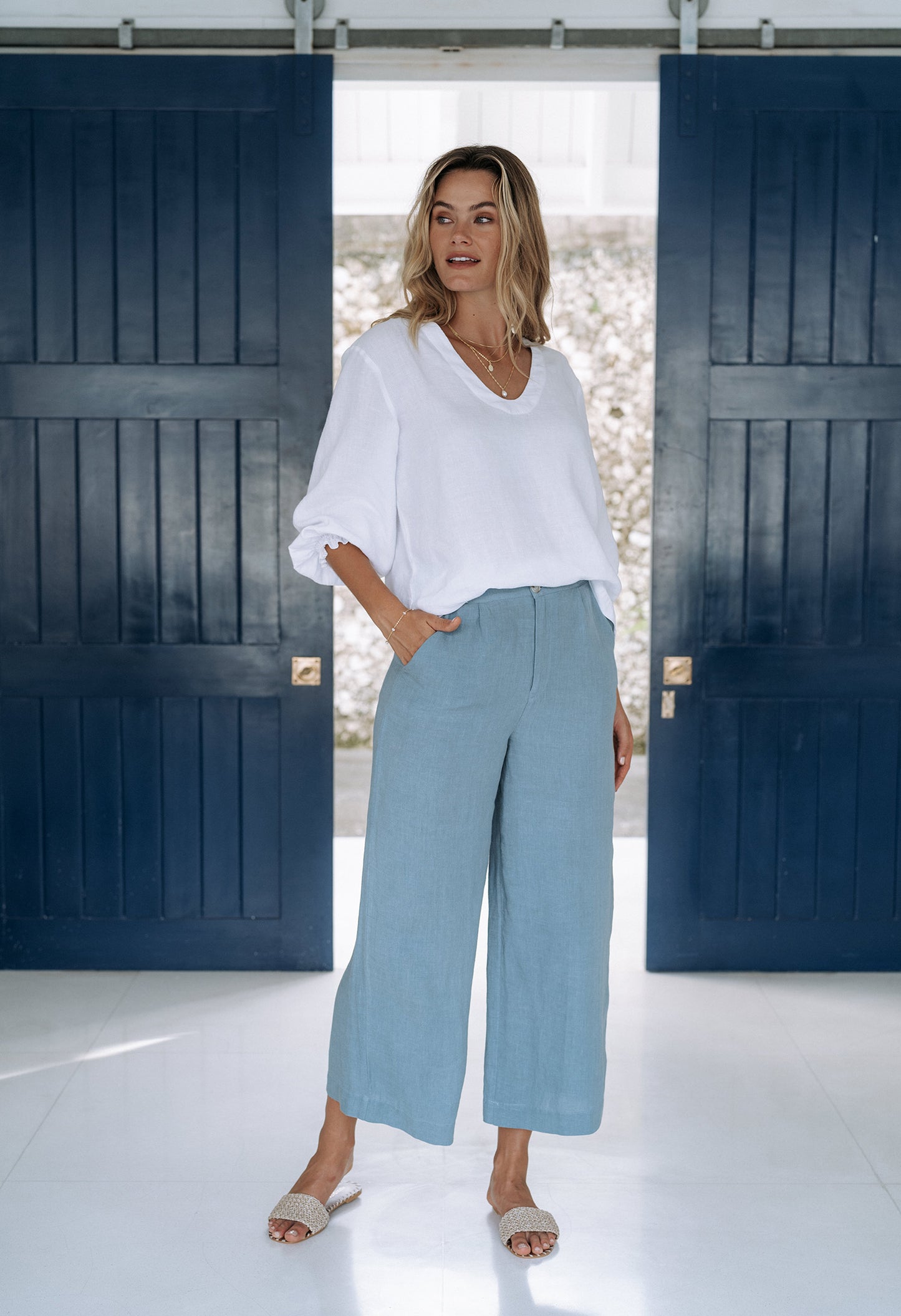 Coast Pant - Storm Blue