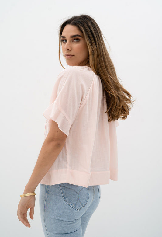 Stardust Blouse - Soft Pink