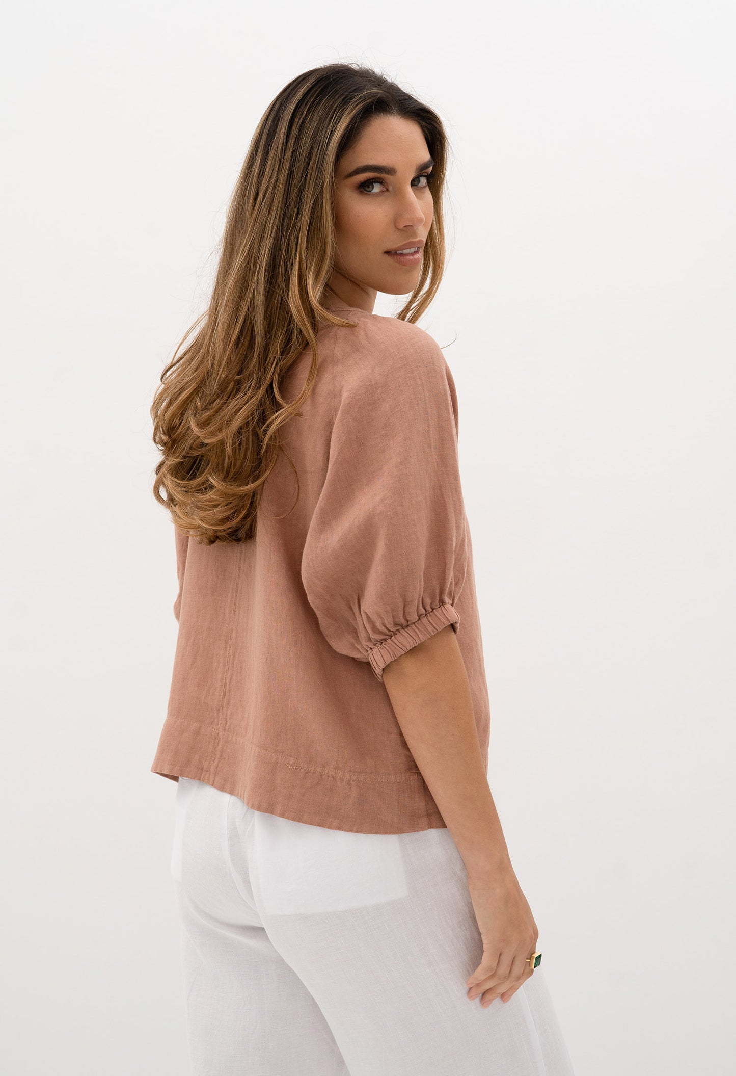 Lagoon Blouse - Frappe