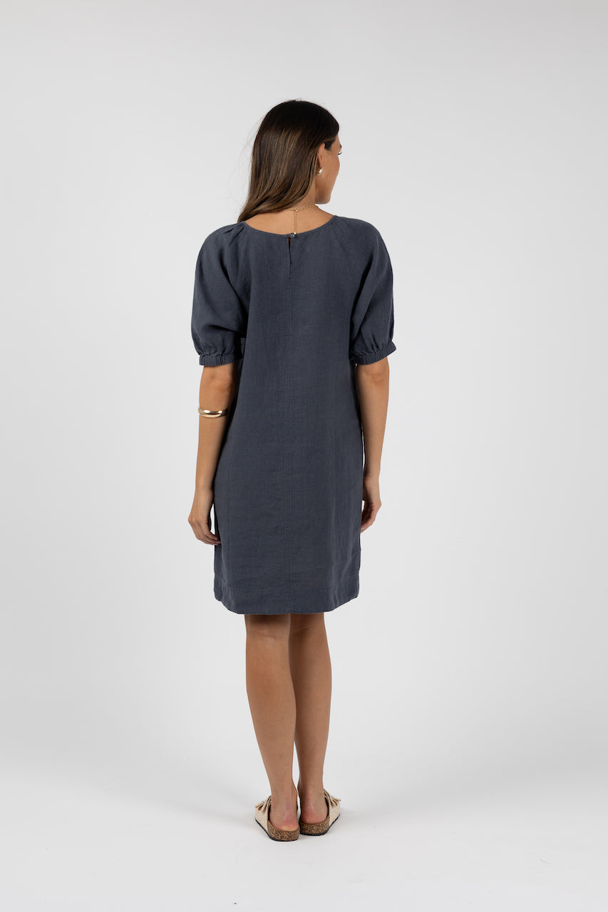 Lagoon Shift Dress - Steel