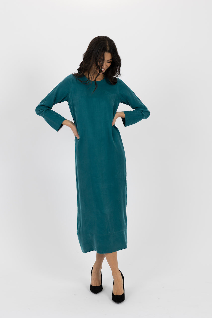 Aubrey Dress - Teal