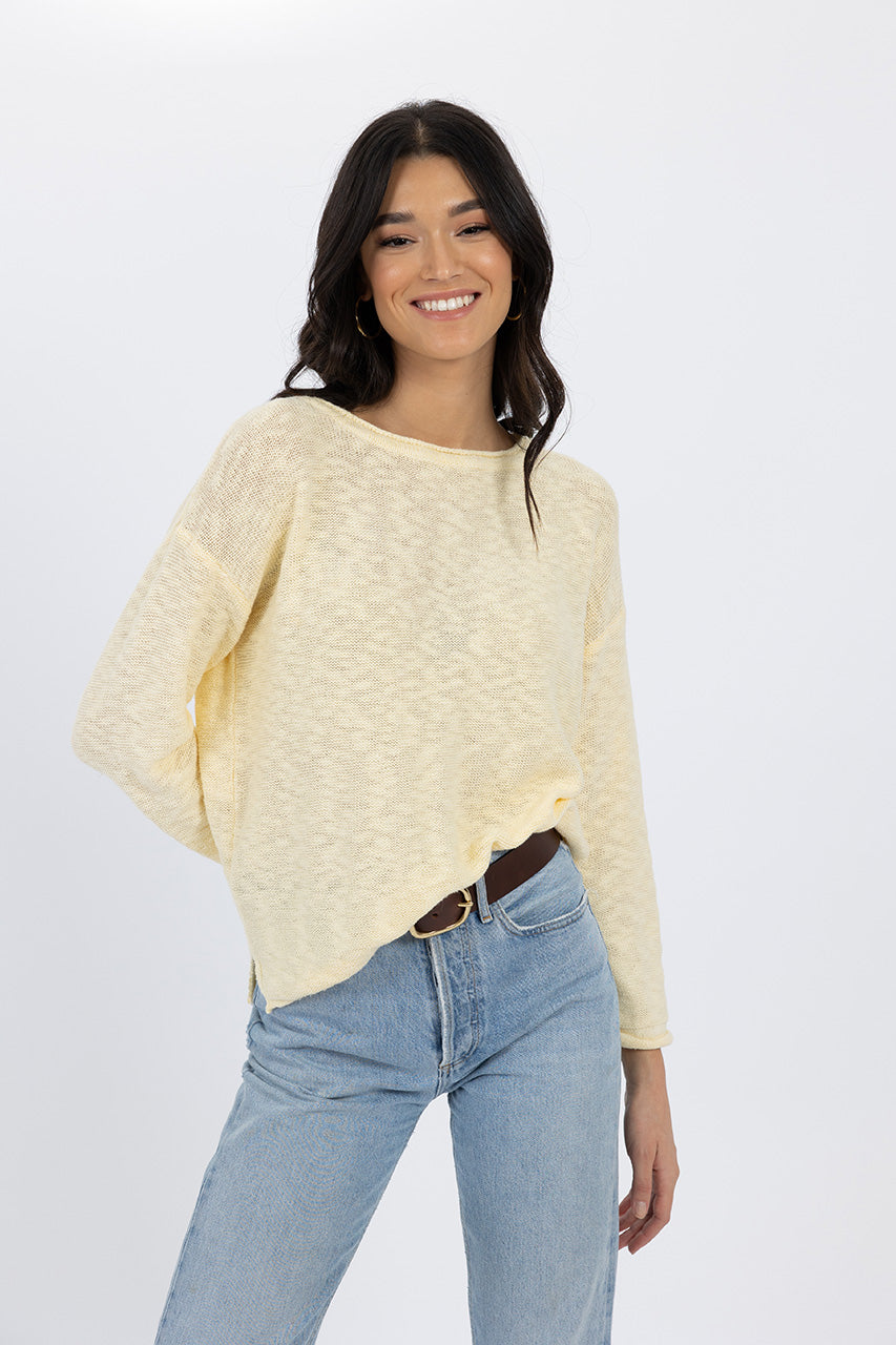 Sofia Sweater - Lemon