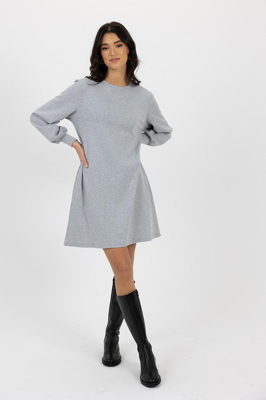 Amara Dress - Grey Marle