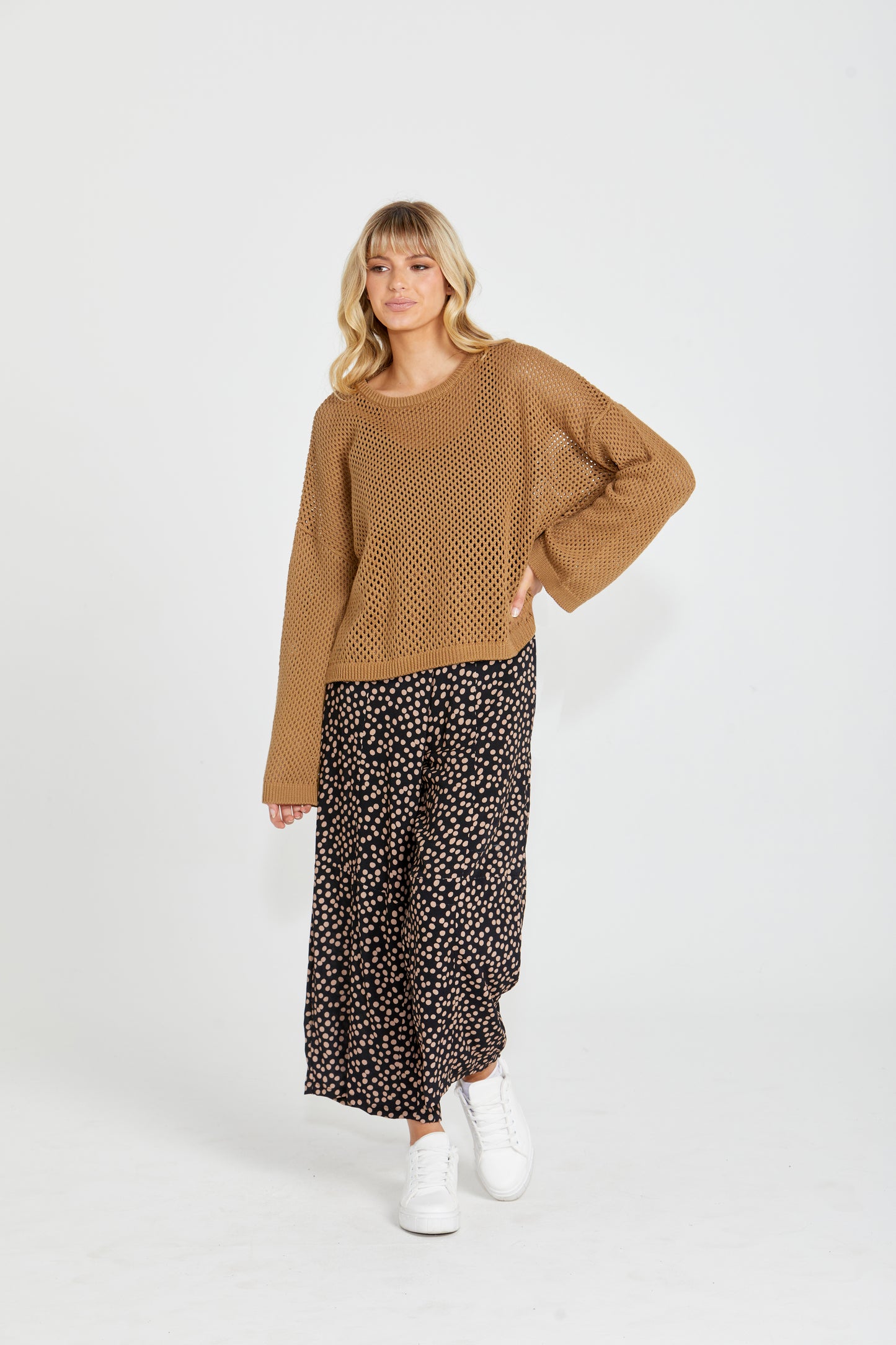 Lily Bell Sleeve Knit Top