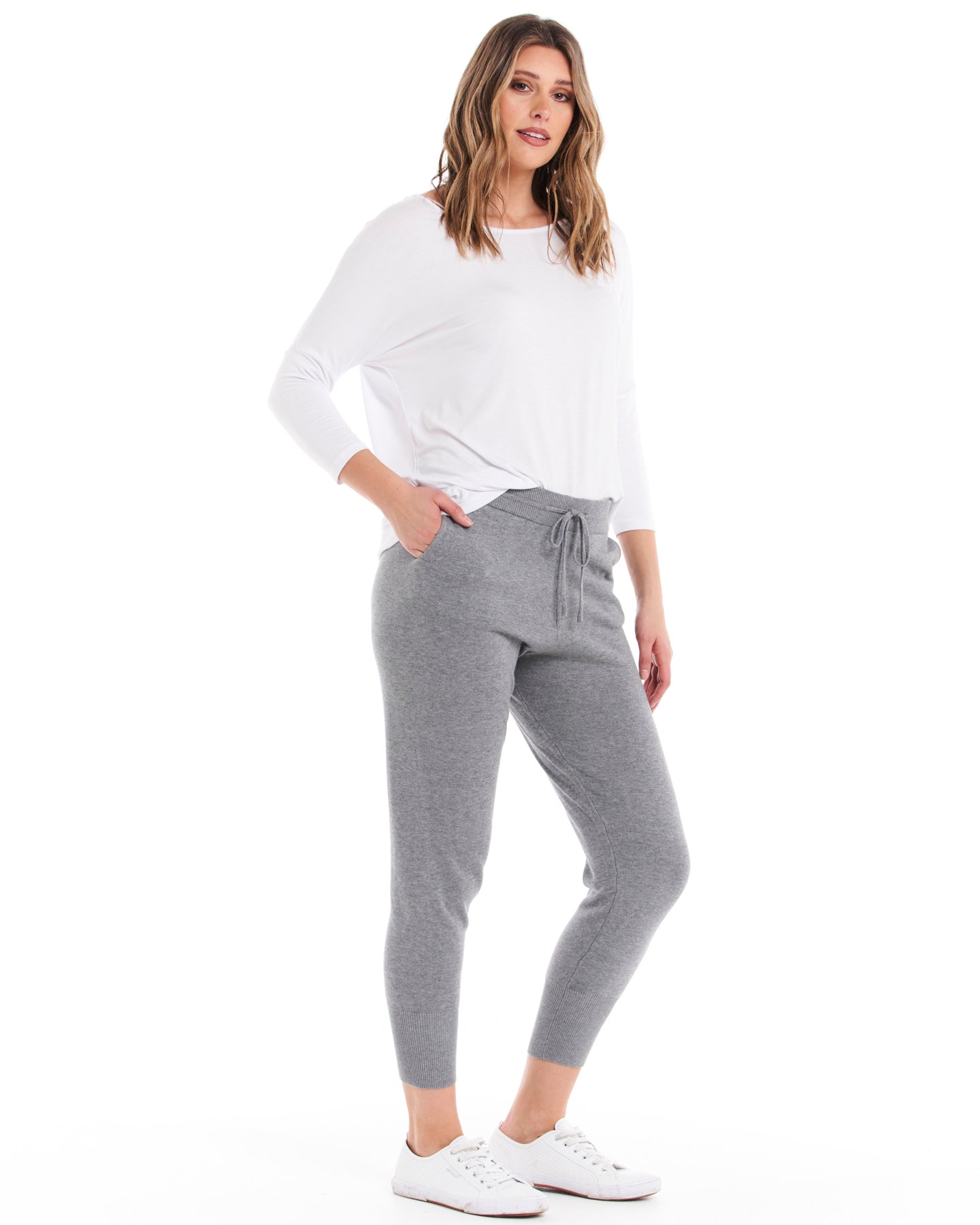 Luisa Knit Pant - Slate