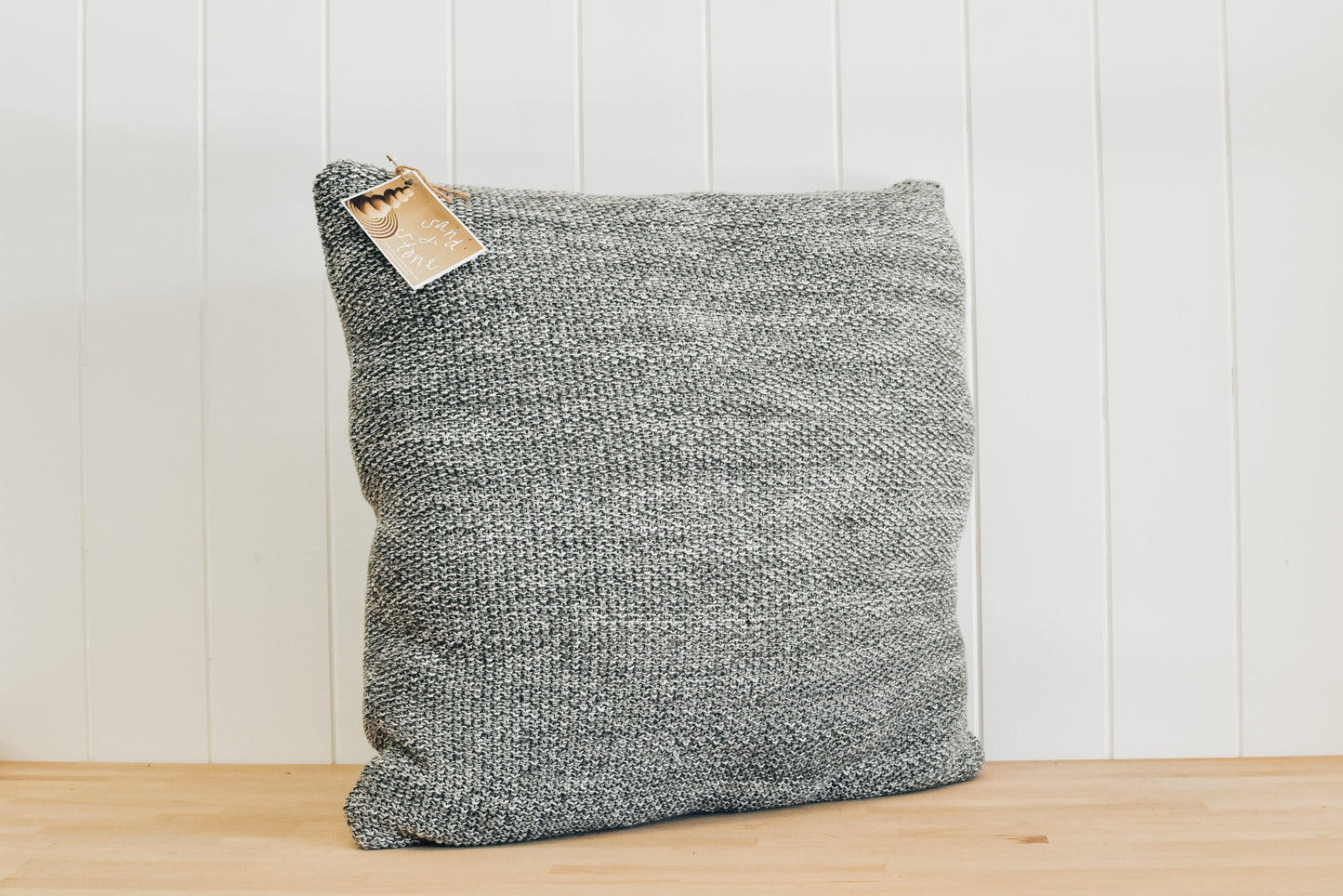 Mini Moss Marl KNIT Cushion